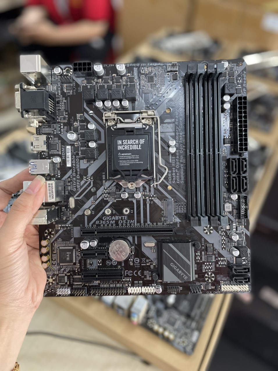 Mainboard gigabyte b365m ds3h cũ