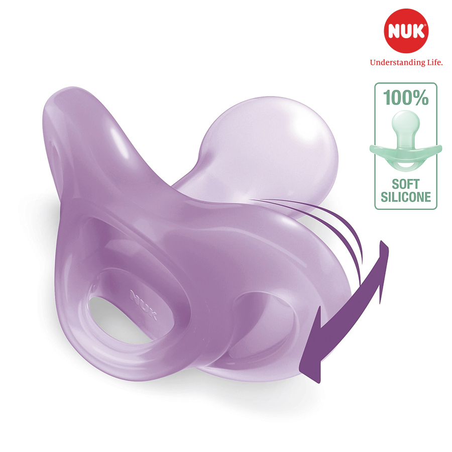 Ti giả NUK Sensitve Silicone 0-6m 6-18m