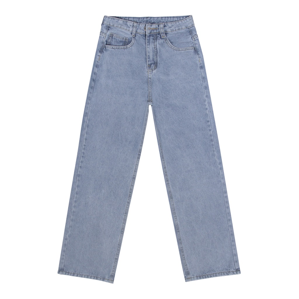 Dkmv quần jean dài ống rộng màu xanh | skinny dkmv skinny jean