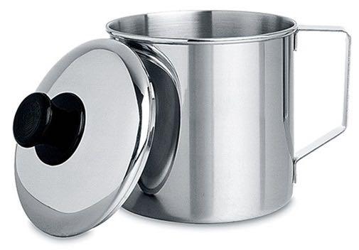 Ca Uống Nước Zebra Cao Cấp có nắp, Inox 304 hàng Thái Lan 8cm-400ml