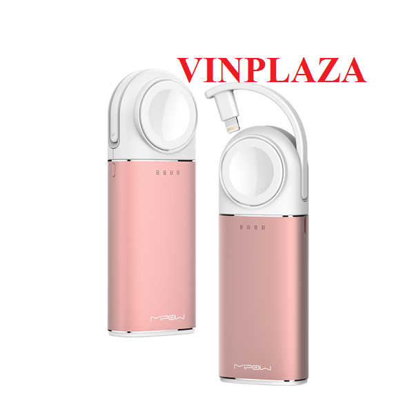 Sạc dự phòng không dây mipow tube 5000mah apple watch & iphone lightning cable - mp5000