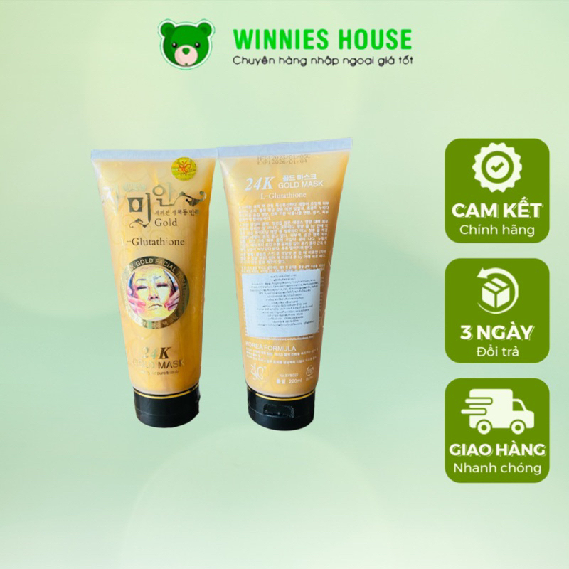 Mặt nạ vàng 24k gold mask Hàn quốc