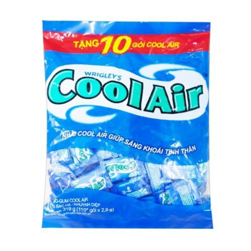 Kẹo Sing-gum Cool Air Hương Bạc Hà Khuynh Diệp Gói 319g