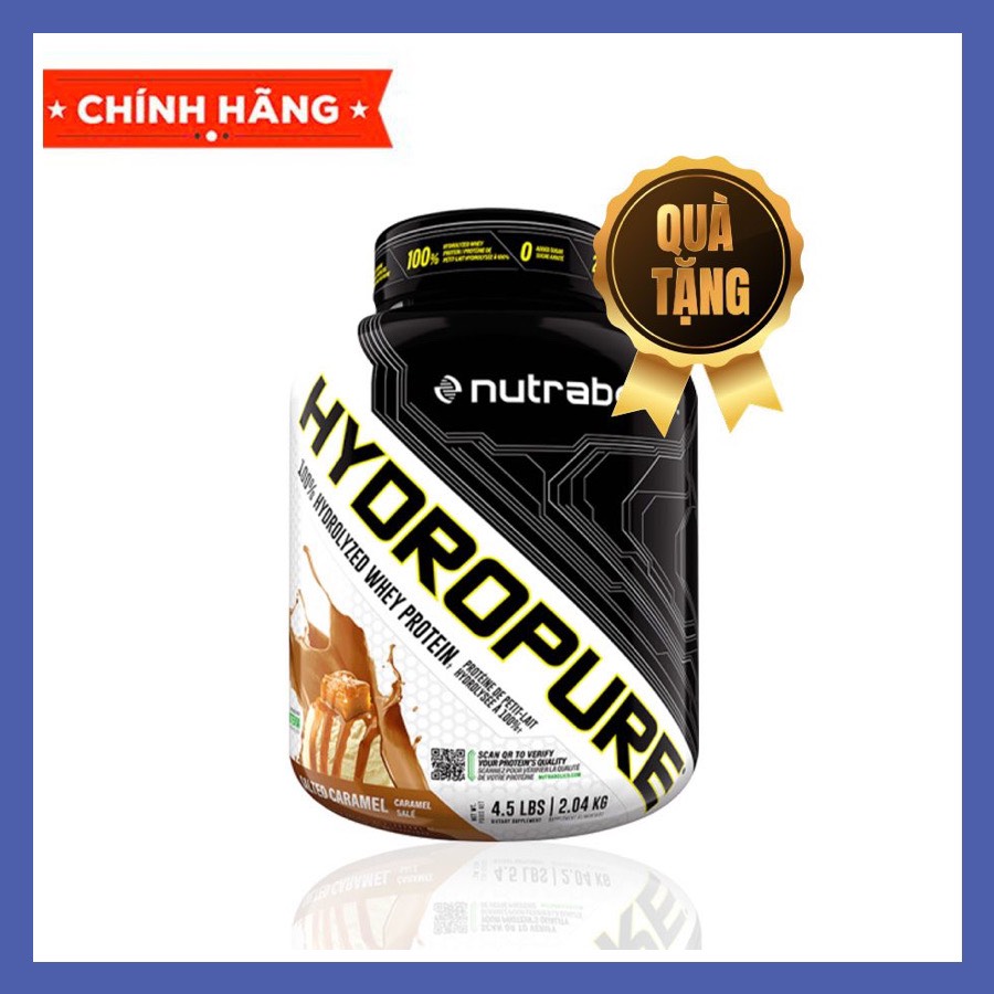 Hydro Pure Nutrabolic 4.5lbs - Sữa Whey Protein Hydrolyzed Hydropure hỗ trợ tăng cơ và giảm mỡ