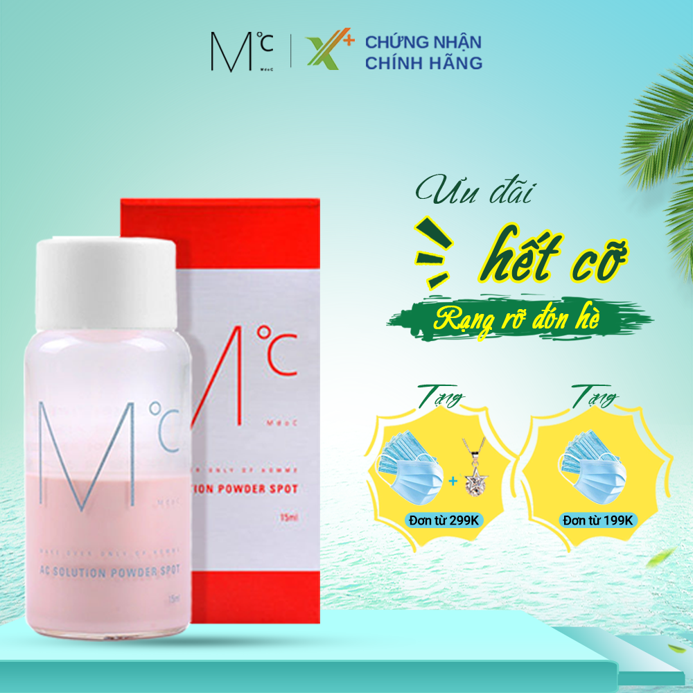 Dung dịch chấm mụn MdoC Hàn Quốc AC Solution Powder Spot 15ml dành cho cả nam và nữ XP-MCM01