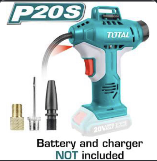 Máy bơm hơi cầm tay tự động dùng pin lithium 20v total