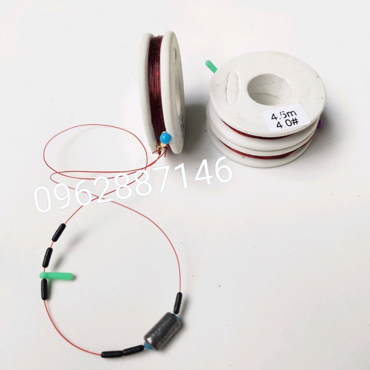 Cước câu cá trục cước thẻo buộc sẵn x1
