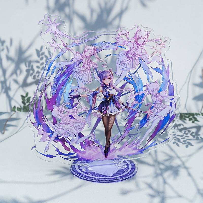 Mô hình standee Keqing trong game genshin impact