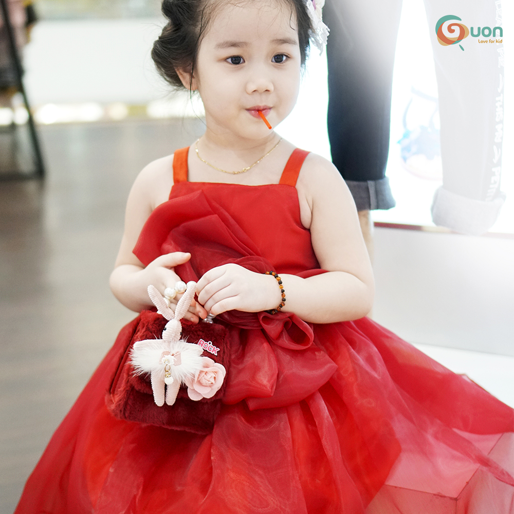 Đầm công chúa bé gái guon gia hân vải voan cao cấp cho bé 1 2 3 4 5 6 tuổi