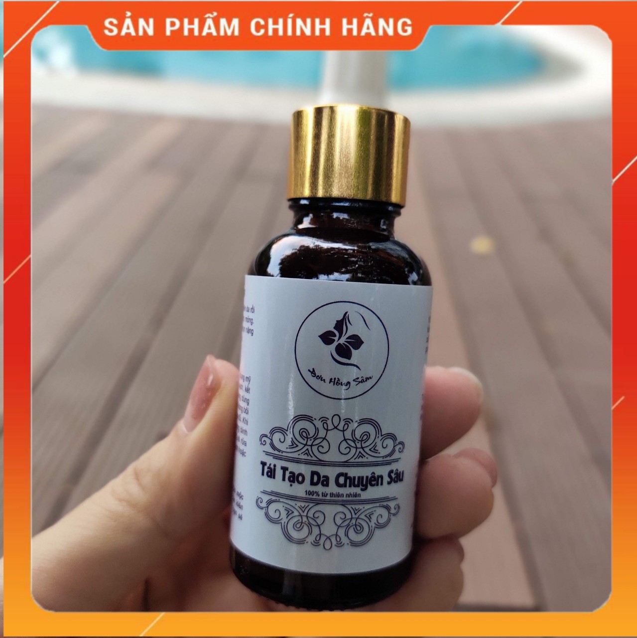 Chai 30 ml - tái tạo da đơn hồng sâm - sạch mụn thâm nám tàn nhang