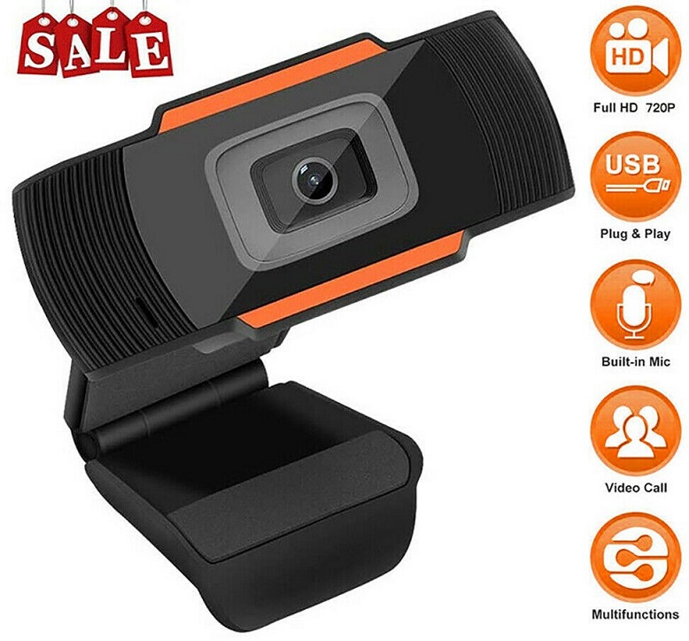 Webcam kẹp kèm Micro siêu nét - Hỗ trợ học trực tuyến