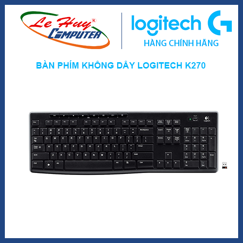  Bàn Phím Không Dây Logitech K270 