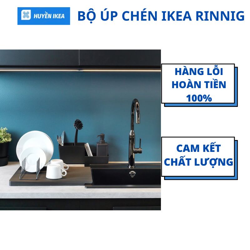 Khay úp chén ly và phụ kiện ikea rinnig