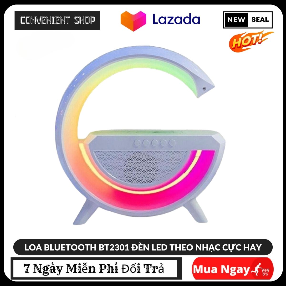 Loa chữ g, loa bluetooth có đèn led. loa bluetooth bt2301 đèn led theo nhạc cực hay - loa bluetooth, loa nghe nhạc bluetooth, loa bluetooth chữ g.