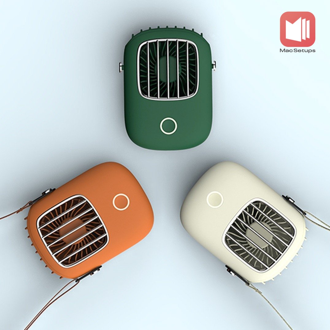 QUẠT MINI CÓ DÂY ĐEO TIỆN LỢI