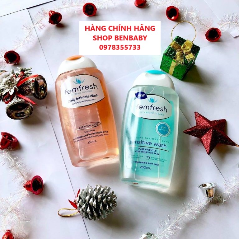 Dung dịch vệ sinh Phụ Nữ FemFresh Úc 250ml, vệ sinh phụ khoa