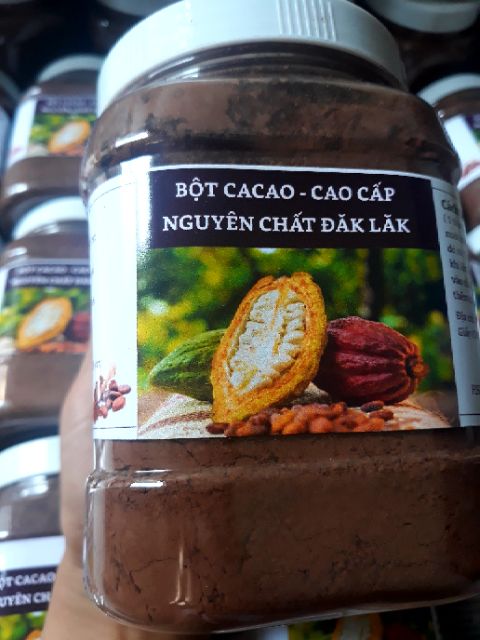 Kakao hàng chuẩn Đắk Lắk loại 1 thơm ngon hộp 500g