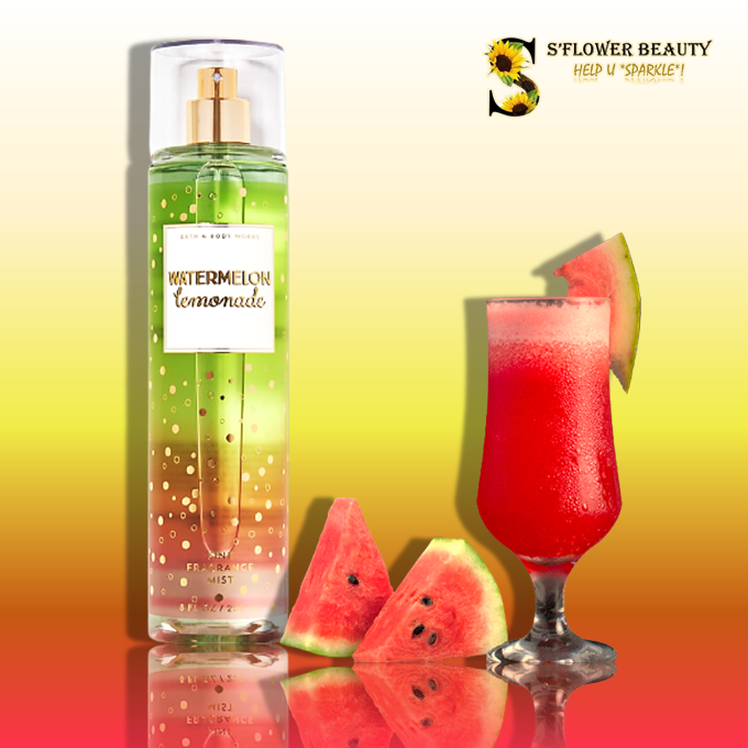 🍉 WATERMELON LEMONADE | 🌈 BST Fruit Fizz | Xịt Thơm Nước Hoa Lưu Hương Toàn Thân Bath & Body Work Fine Fragrance Mist (236ml)