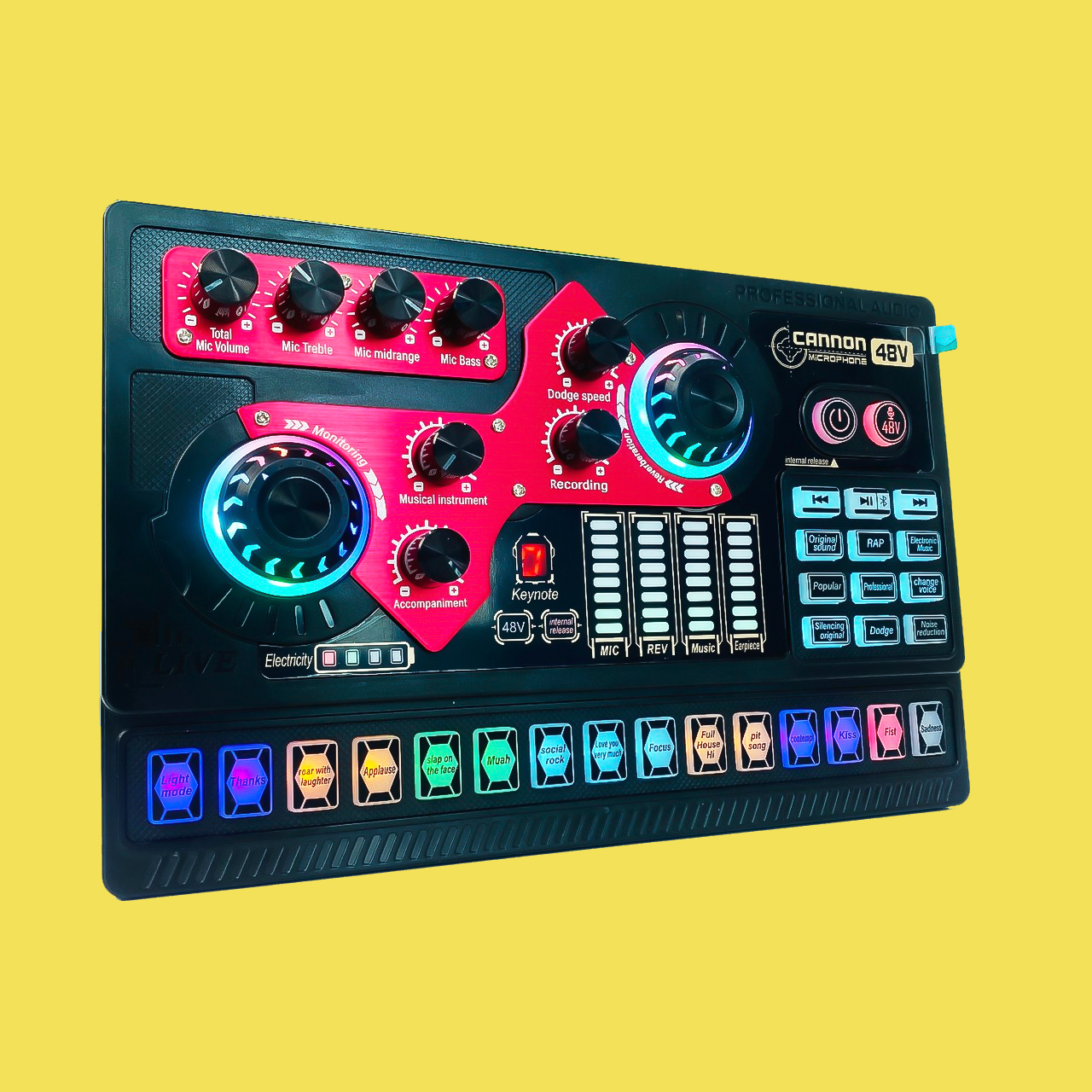Sound Card X5, Hát Karaoke, Thu Âm, Livestream, Có Bluetooth, Autotune Mới Nhất, Hỗ Trợ Cổng Canon 48V Chuyên Nghệp