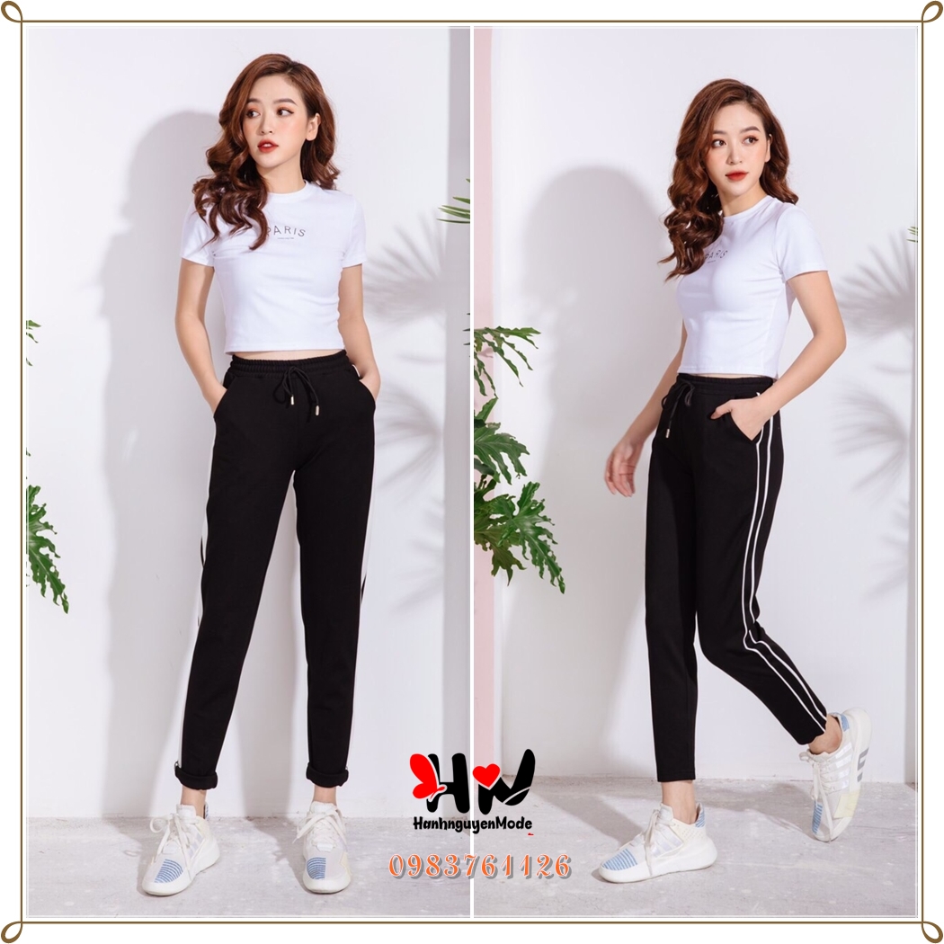 QUẦN JOGGERS HAI SỌC NHÍ VNXK SIÊU ĐẸP, QUAN THỂ THAO, hanhnguyenMode