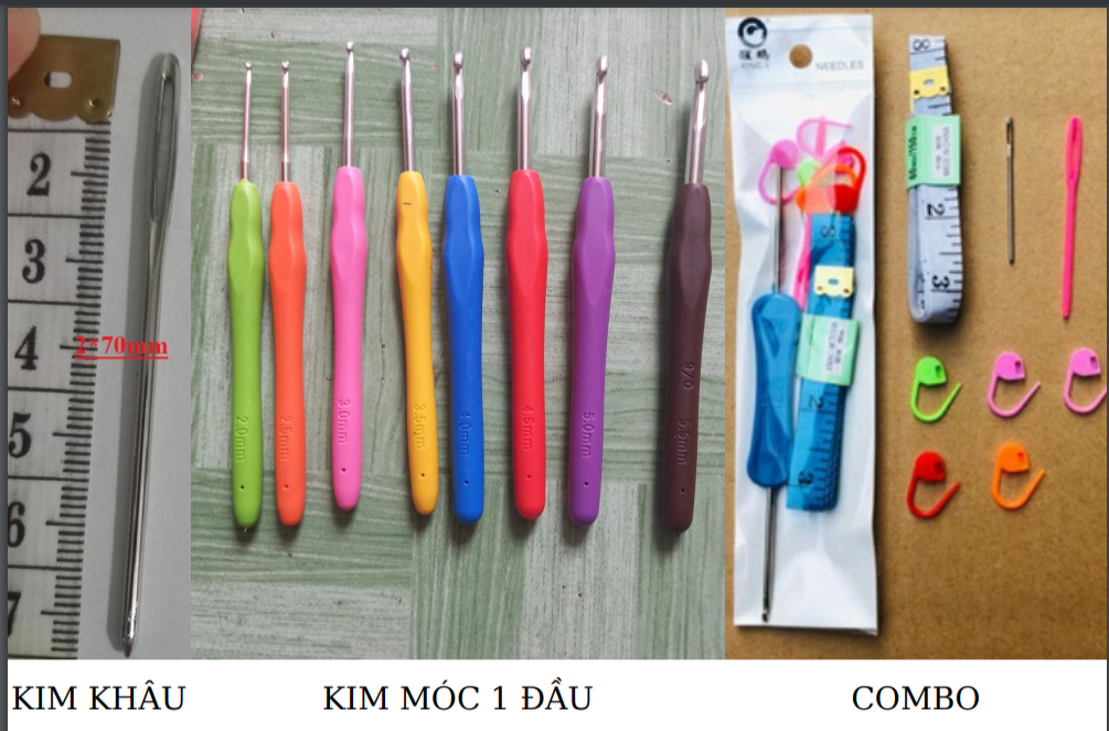 Phụ kiện đan móc len