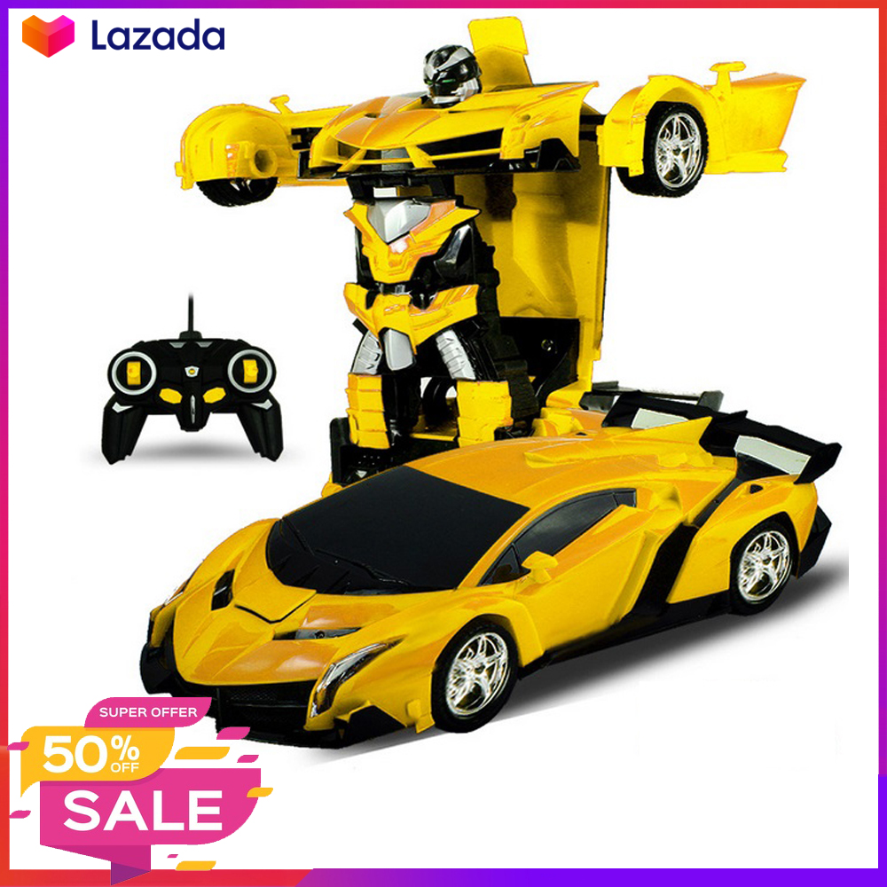 Đồ chơi xe điều khiển từ xa biến hình Robot siêu ngầu giành cho bé