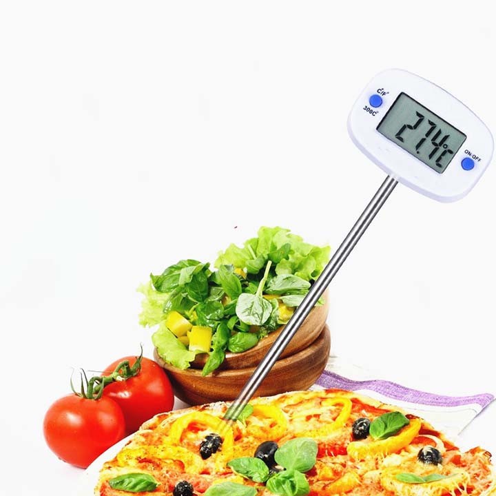 Nhiệt kế nhà bếp đo nhiệt độ thức ăn điện tử ta288 đọc tức thì dùng cho dầu/ sữa/ cà phê/ nước