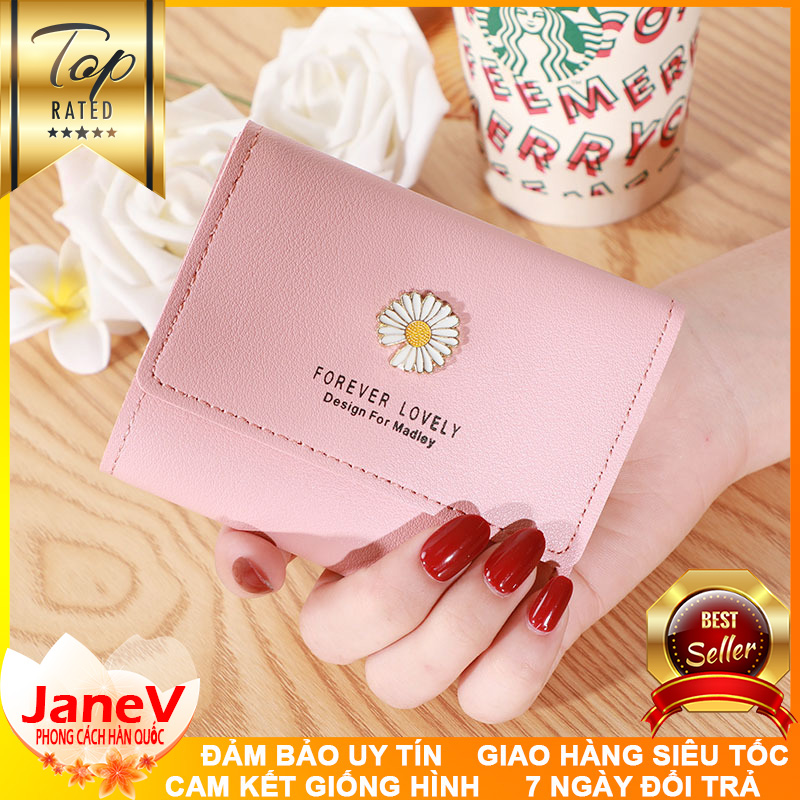 Ví nữ mini ngắn cầm tay phong cách hàn quốc tvnn280