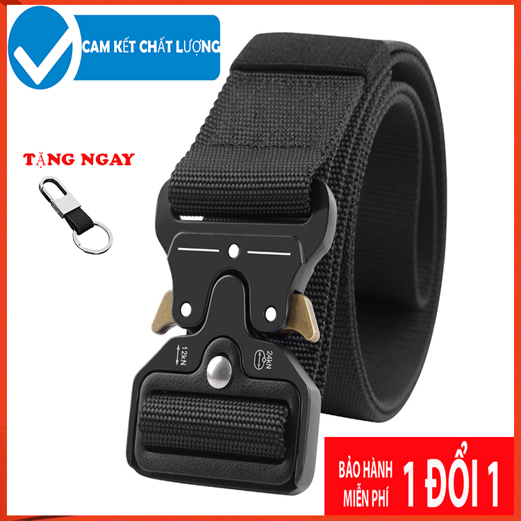 Dây lưng nam , thắt lưng nam vải bố khoá cài cao cấp co dãn tuỳ chỉnh thuận tiện sử dụng