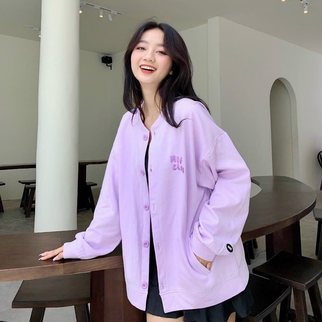 [HCM]Áo khoác cardigan nỉ ngoại in hình chất nỉ bông cao cấp ( Kèm video- hình thật sản phẩm)
