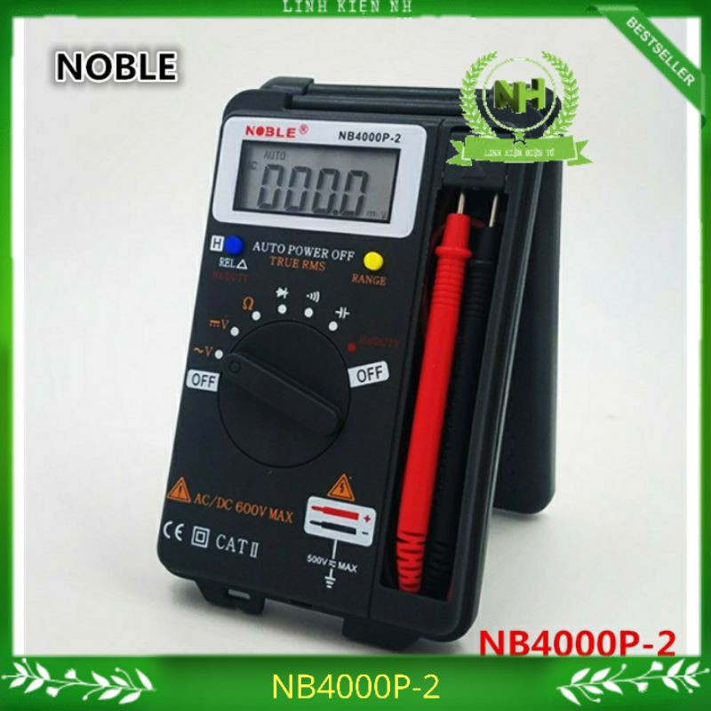 Đồng hồ vạn năng điện tử nobel nb4000p-2 đo tụ và tần số