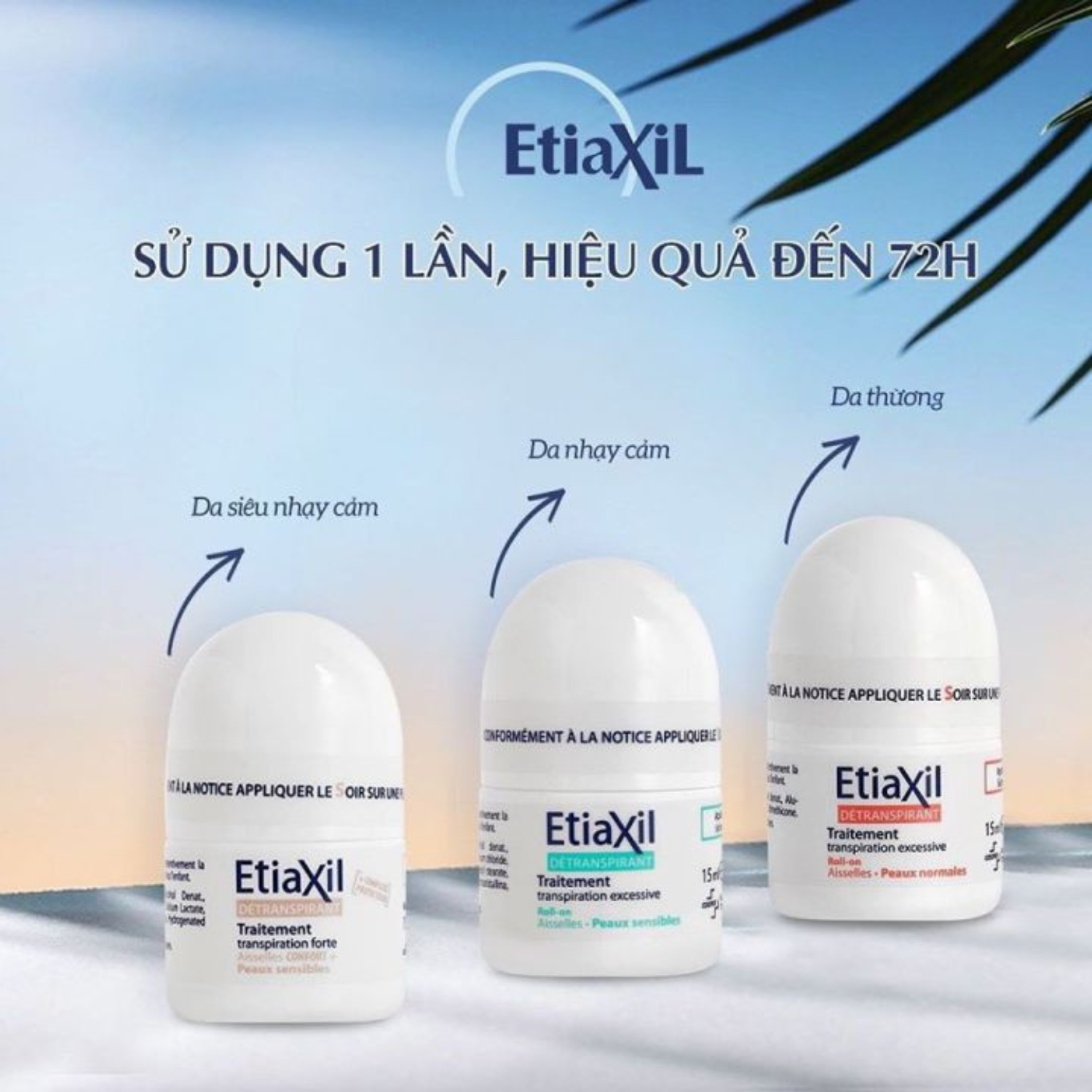 Lăn khử mùi và ngăn mồ hôi chuyên sâu etiaxil 15ml