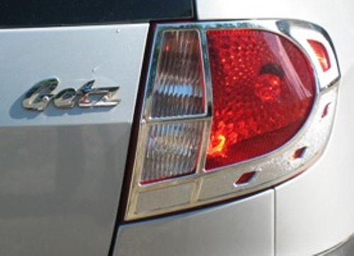 Ốp đèn hậu hyundai getz mạ crom, chống trầy xước đèn xe