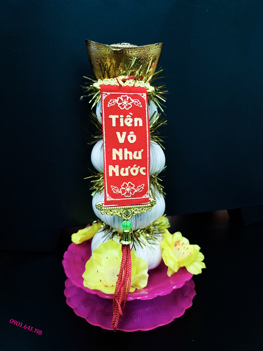 Tỏi - tháp tỏi ông địa - thần tài - thờ cúng