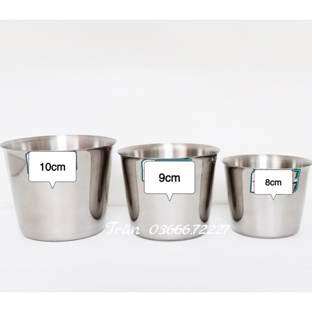 Comno 5 Ly Đông Đá Inox Đủ Size