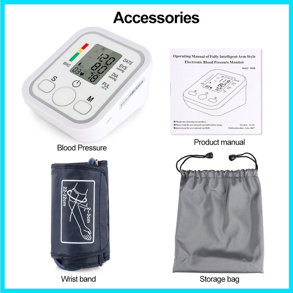 [HCM](Thiết bị y tế) Máy đo huyết áp cổ tao tự động Máy đo huyết áp Arm Style đo huyết áp và nhịp tim đơn giản và nhanh chóng máy đo huyết áp sử dụng tại nhà cho gia đình bạn