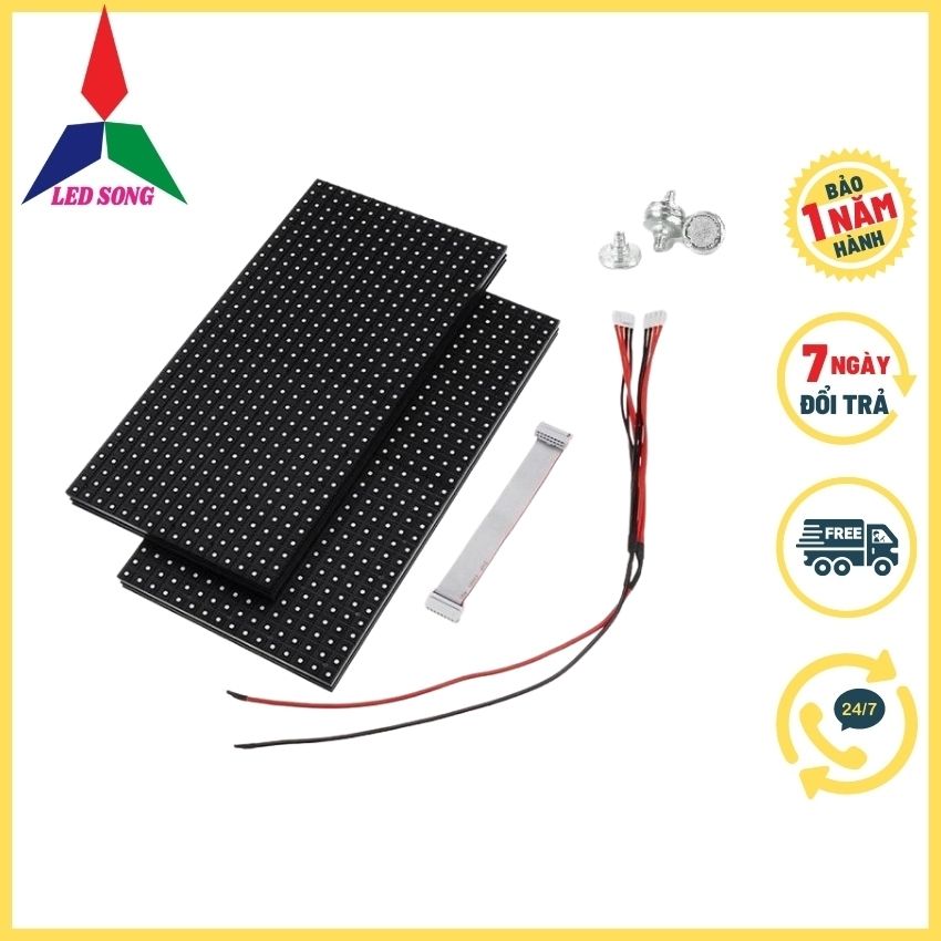 Led ma trận p10 3 màu ngoài trời smd