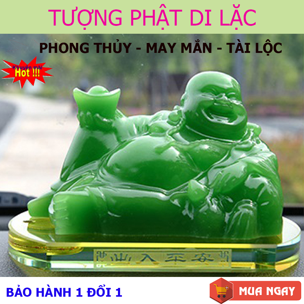 Tượng Phật Di Lặc Phong Thủy, Tượng Phật Để Xe Ô Tô , Bàn Làm Việc . Tượng được chạm khắc tinh tế, đường nét tinh xảo mang lại tiền tài, hạnh phúc , may mắn và cát lợi cho gia chủ.