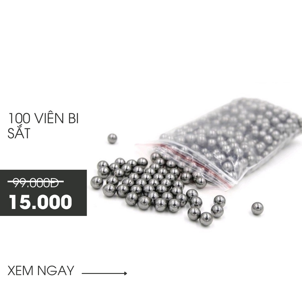 Bộ túi 100 viên bi xe đạp