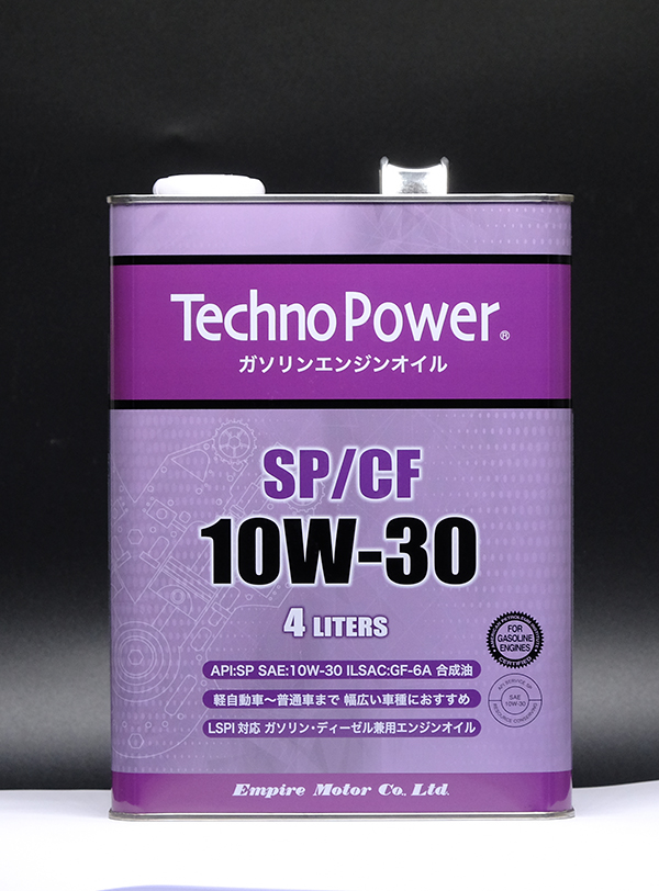 Dầu nhớt 10w-30 Techno Power nhập khẩu Nhật can 4L