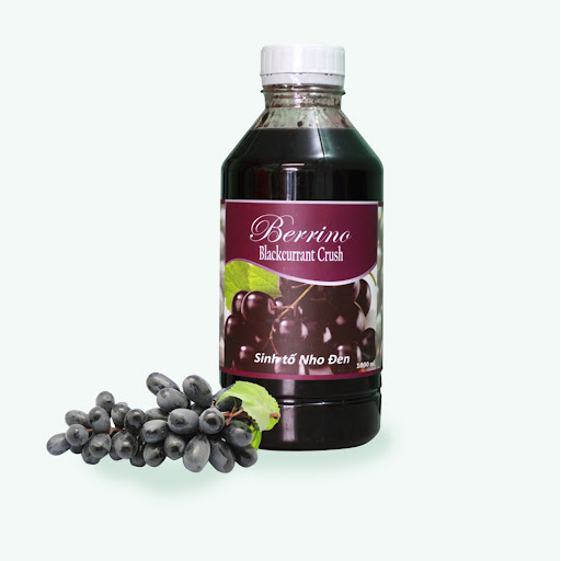Sinh Tố Nho Đên Chai 1L Pha Chế Đồ Uống Cực Đã