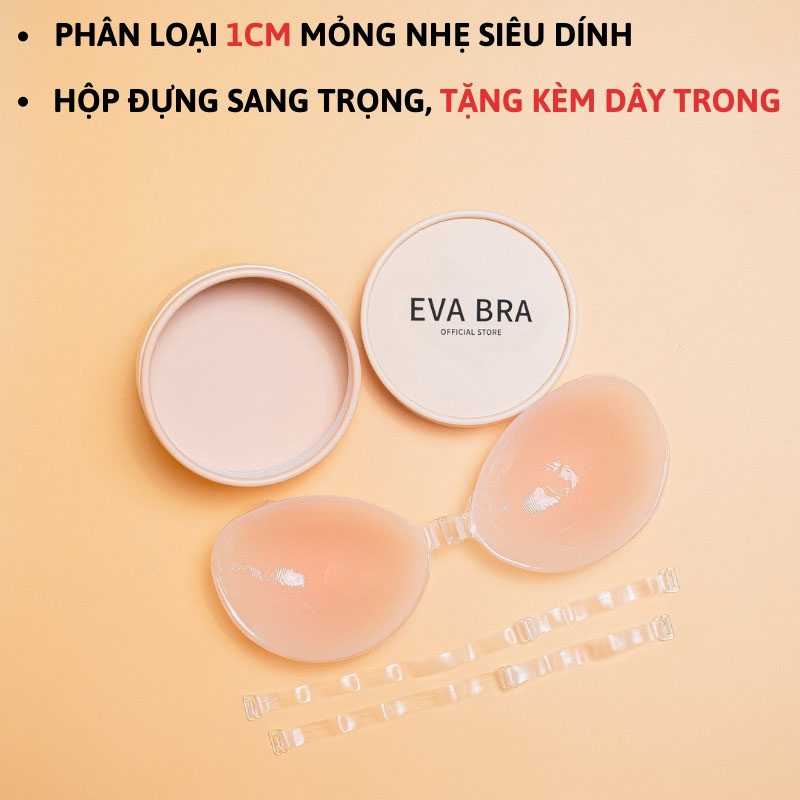 Áo ngực nữ dán silicon cao cấp eva - giải pháp tối ưu cho chống sệ nâng ngực tạo khe dầy 1cm, 3cm
