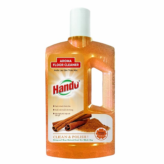 Nước thơm lau sàn nhà Hando 1L hương quế diệt khuẩn