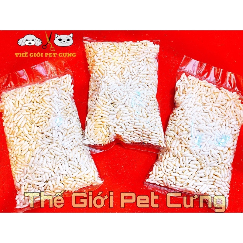 Cốm gạo trắng loại gạo ngon 50gr hamster/thỏ/bọ/nhím/sóc