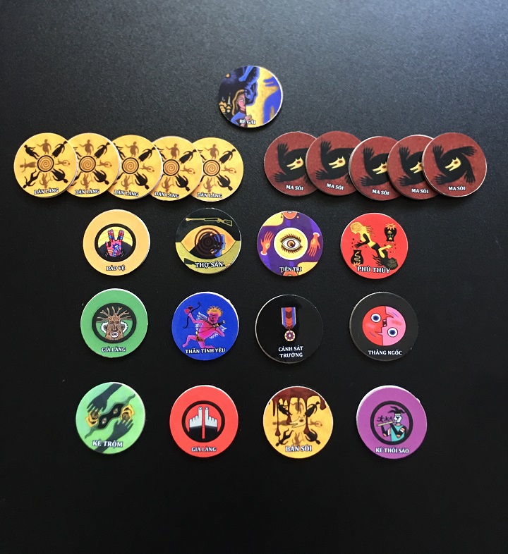 [HCM]MA SÓI TOKEN MINI - VIỆT HOÁ - 23 TOKEN - BAO RẺ BAO CHẤT LƯỢNG