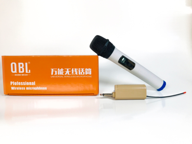 Micro không dây đa năng qbl h4 - micro đa năng giá tốt, sử dụng cho mọi loại thiết bị âm thanh - micro dành cho loa kéo, loa bluetooth - màn hình led