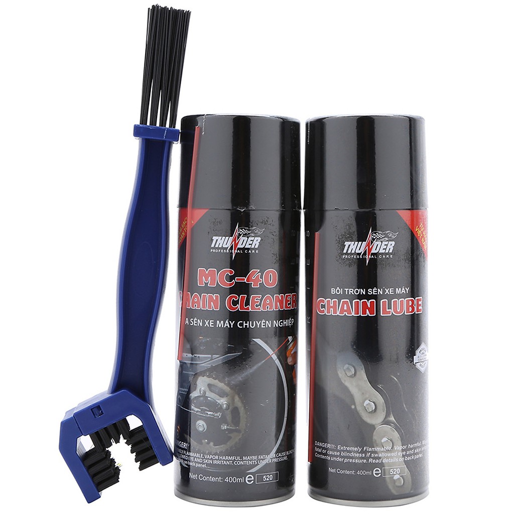 Bôi trơn dưỡng sên thunder 400ml, vệ sinh sên mc-40 400ml - s372