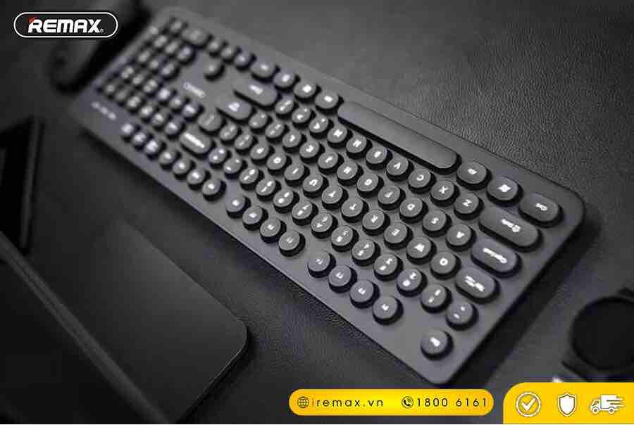 Combo bàn phím + chuột không dây chính hãng Remax mk601