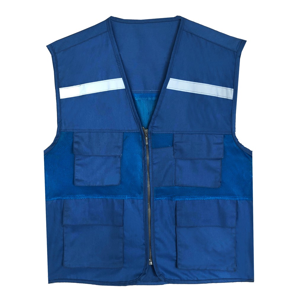 Áo Gile Lưới Túi Hộp Phản Quang