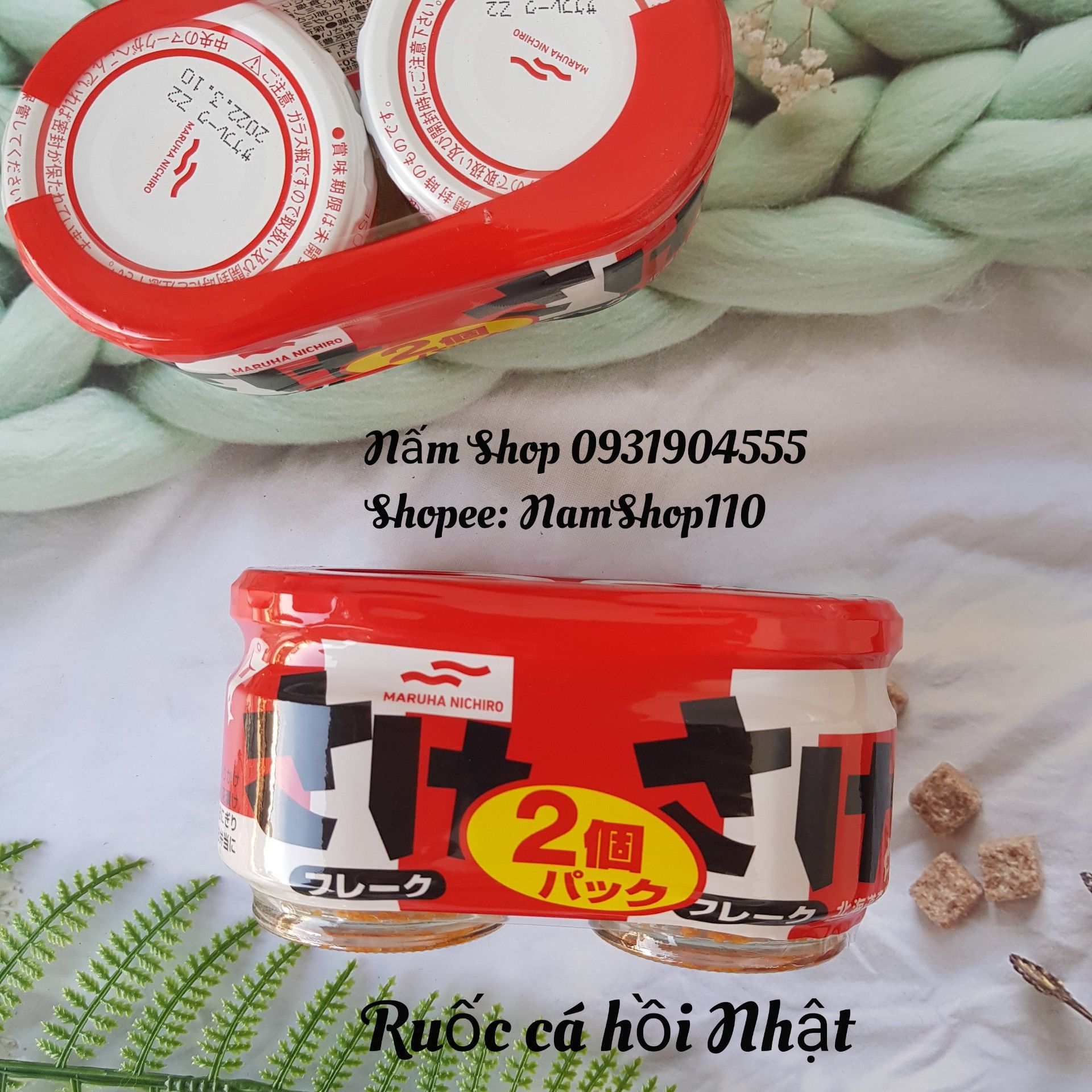 Ruốc cá hồi maruha nichiro nhật bản cho bé ăn dặm